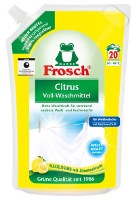 Frosch Citrus Voll-Waschmittel flüssig Beutel (20 Wäschen)